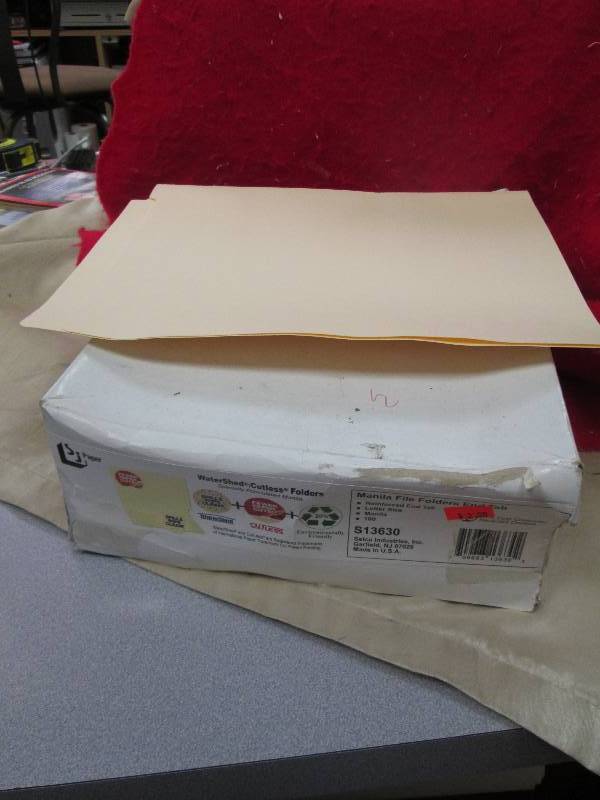 Watershed cut less folders Manila f...