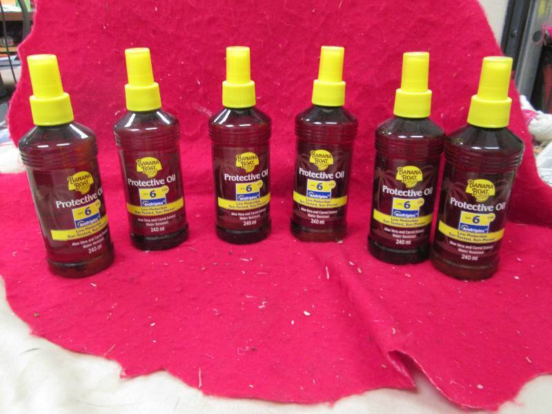Qty 6 Banana Boat Protective Oil SP...