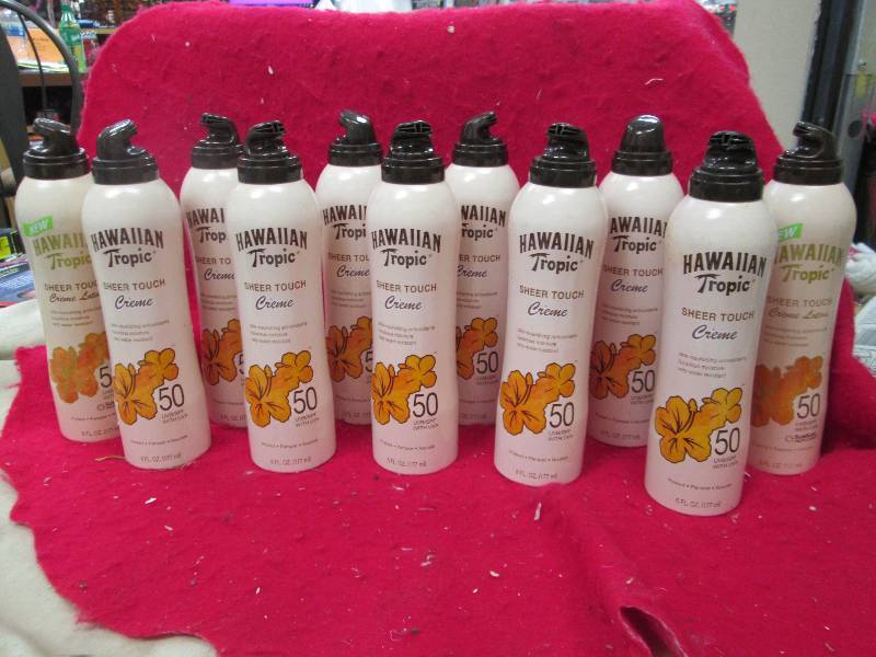 Qty 11 Hawaiian Tropic Sheer touch ...