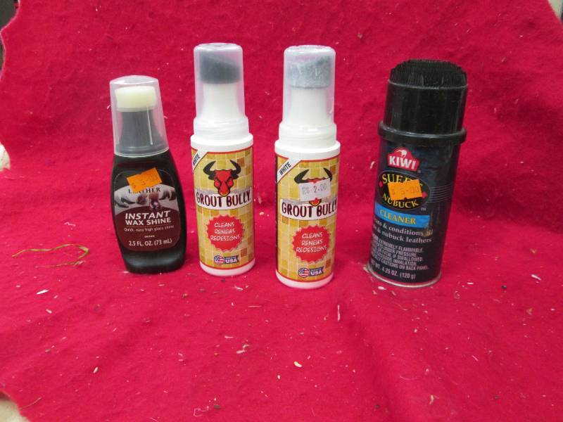 Leather instant wax shine brown, 2-...