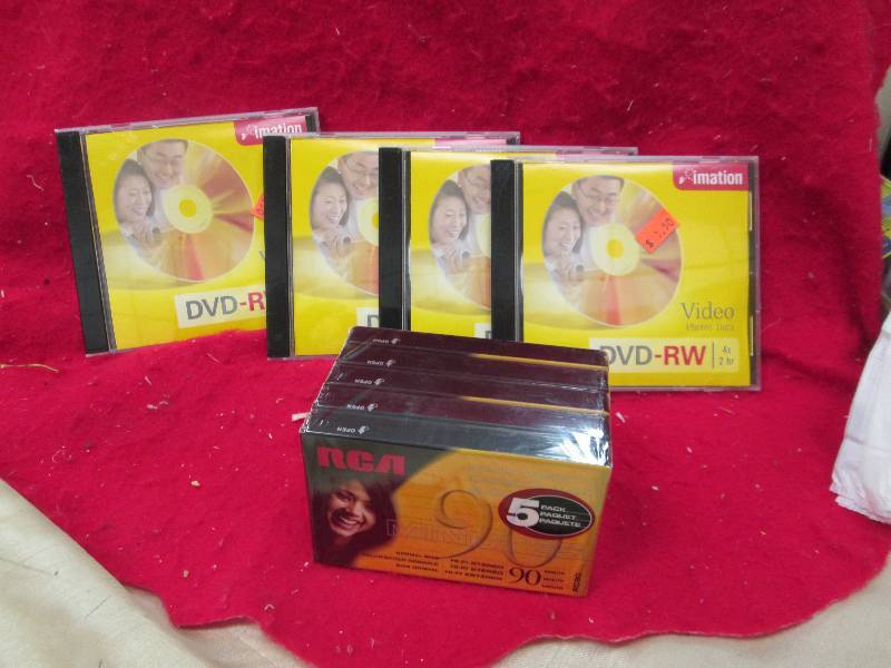 5 Pack RCR 90 min recording tapes a...