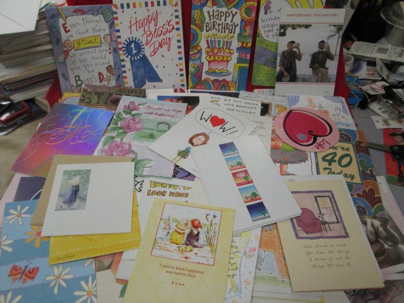 Assortment of 116 cards, Happy Birt...