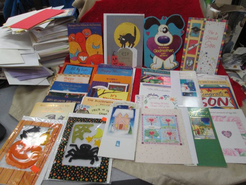 Assortment of 44 different cards, s...