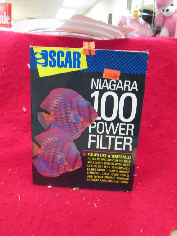 Oscar Niagara 100 power filter...