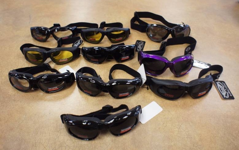 Global Vision Shatterproof Riding Goggles - 10 pack
