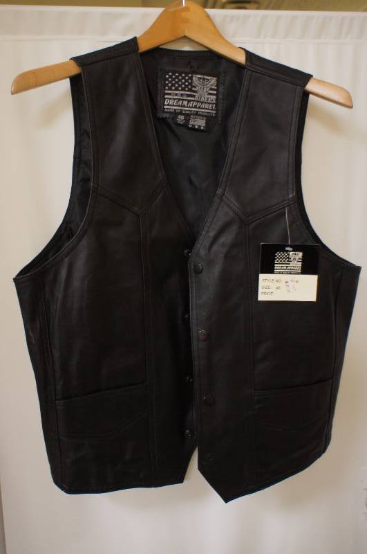 USA Bikers Dream Apparel Leather Vest