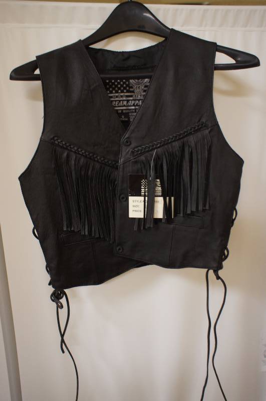 USA Bikers Dream Apparel Leather Vest