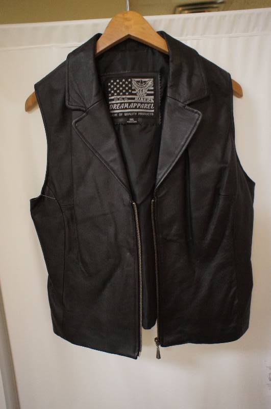 USA Bikers Dream Apparel Leather Vest
