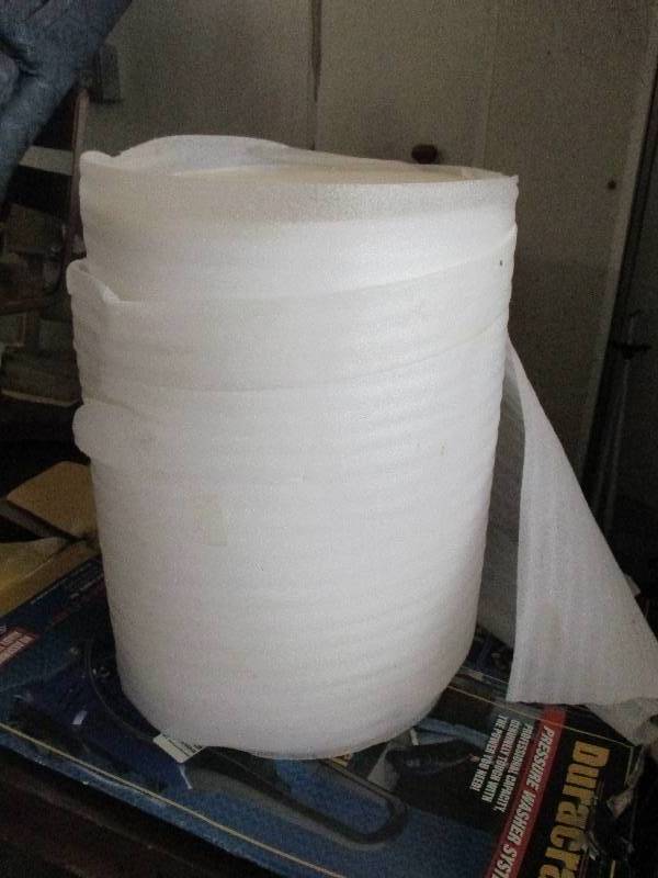 lot 4 image: Roll of styrofoam padding