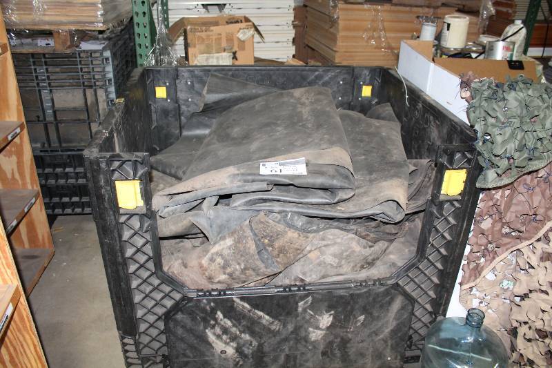 Container Lot of Rubber Matting Bin Not Included.