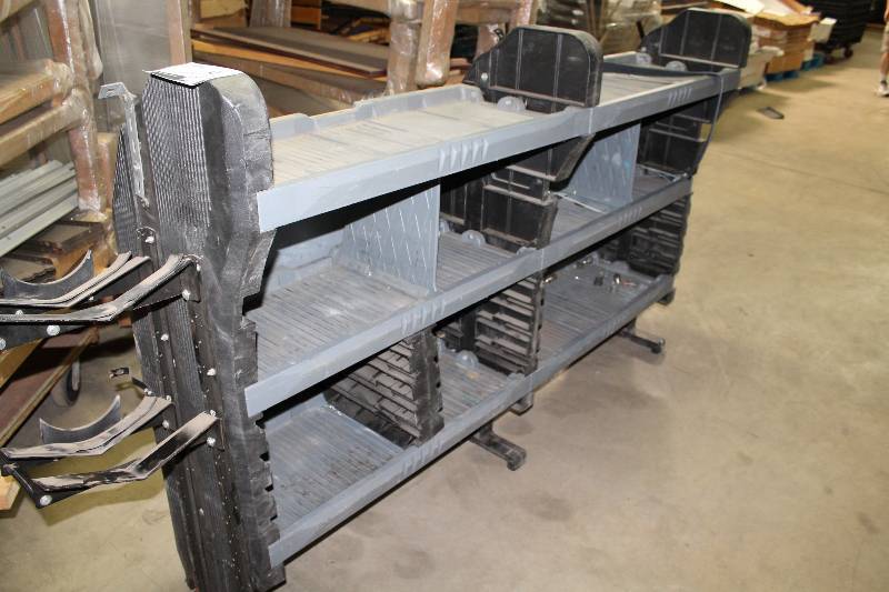 Truck Bed Organizer wMetal Construction & Multiple Shelves 20 x 77 x 51.