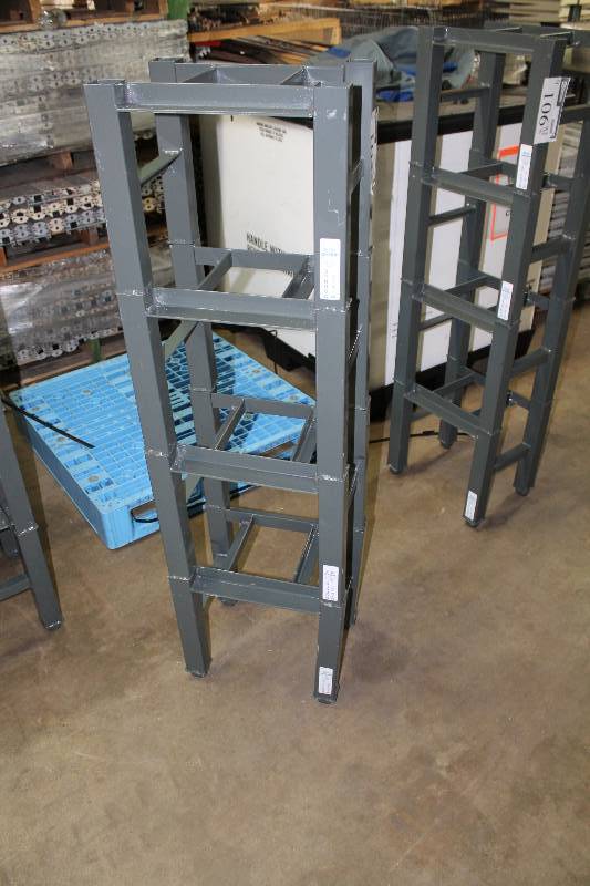 Lot of (4) Jarke Stacking Racks Mini-Module An efficient, low-cost means to quickly organize floor clutter anywhere in your plant or warehouse 16 x 12 x 15.