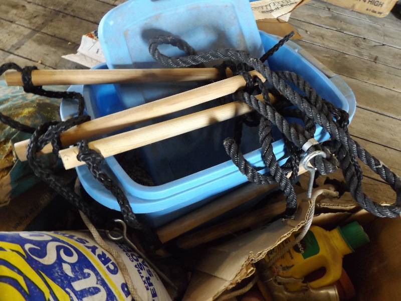 Assortment including Escape Ladder, Sidewalk Salt