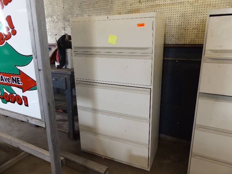 Wide 5 drawer Stand File Cabinet