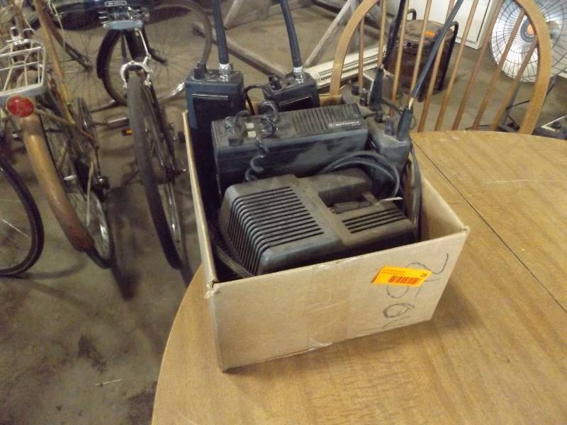 Box of CB Radio Equipment, Transceivers
