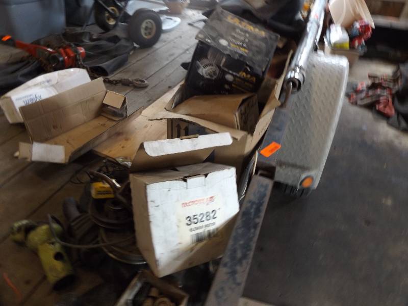 Assorted Vehicle Parts including alternators, blower motor