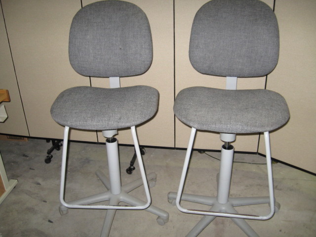 Two Hon Model 7905GG office chairs, They Swivel and have adjustable backs.
