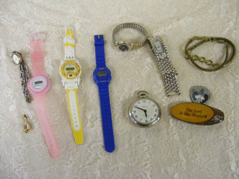 Watches, Including Pocket Watch