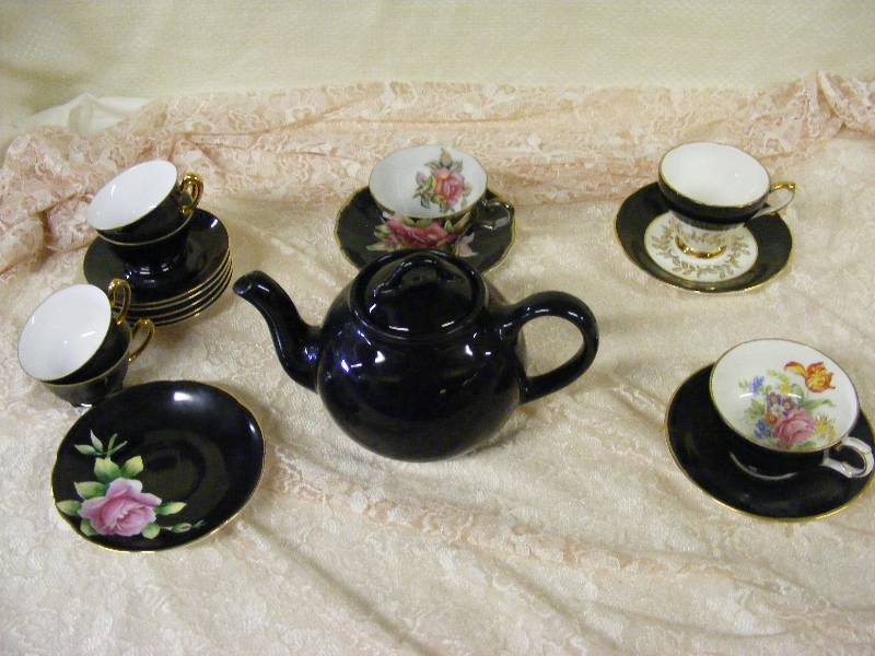 Collectible Fine China Teacups and Saucers
