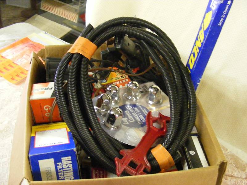 Assortment of car items