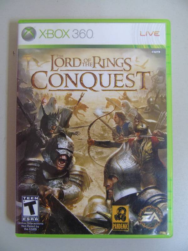 XBOX 360 The Lord of the Rings Conquest Video Game