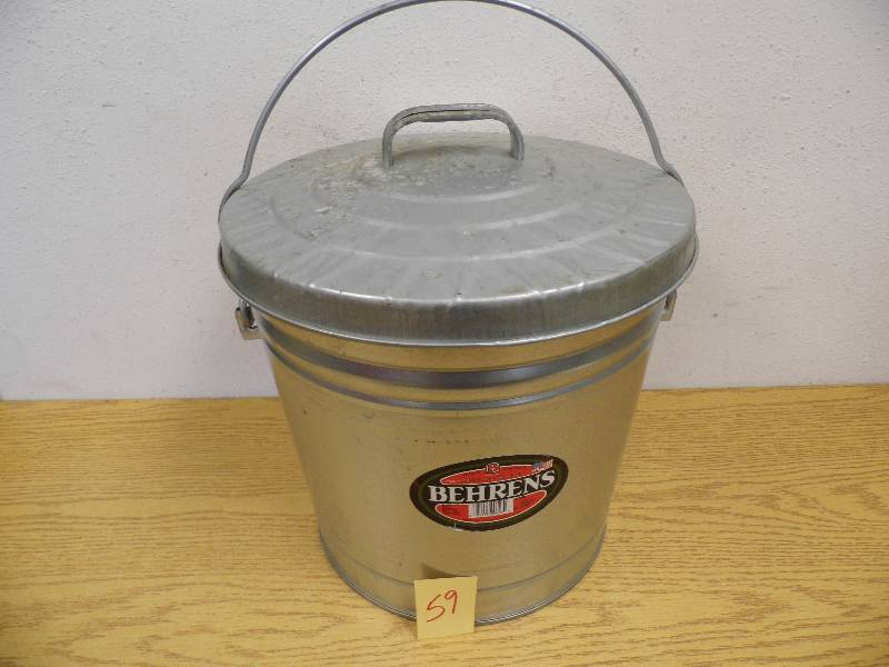 Small Metal Garbage Can