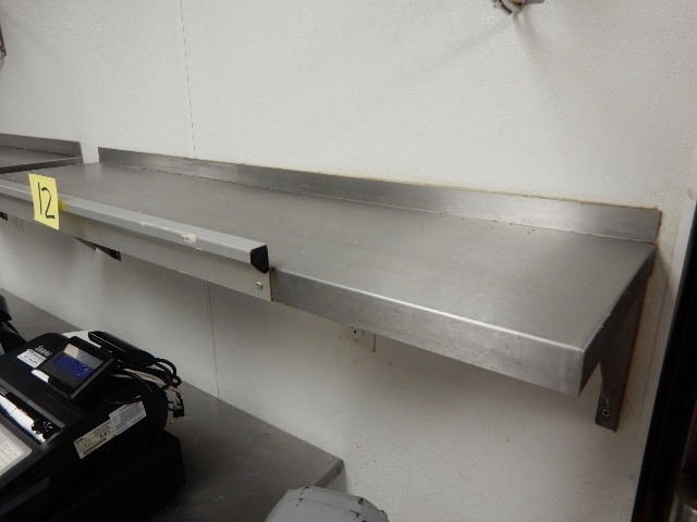 lot 12 image: 2 Stainless Steel Shelves