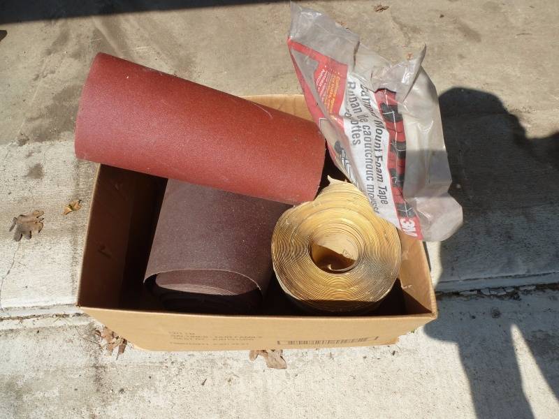 Sand Paper Rolls