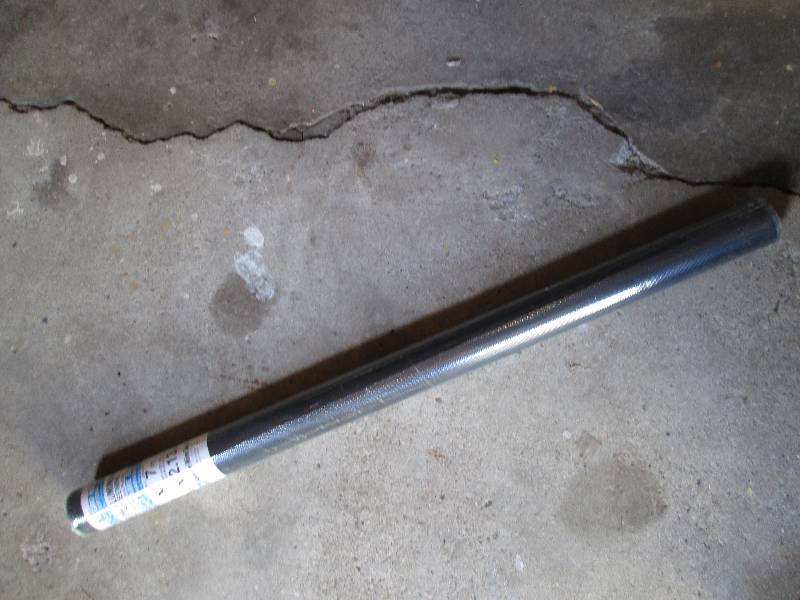 Brand new roll of charcoal aluminum...