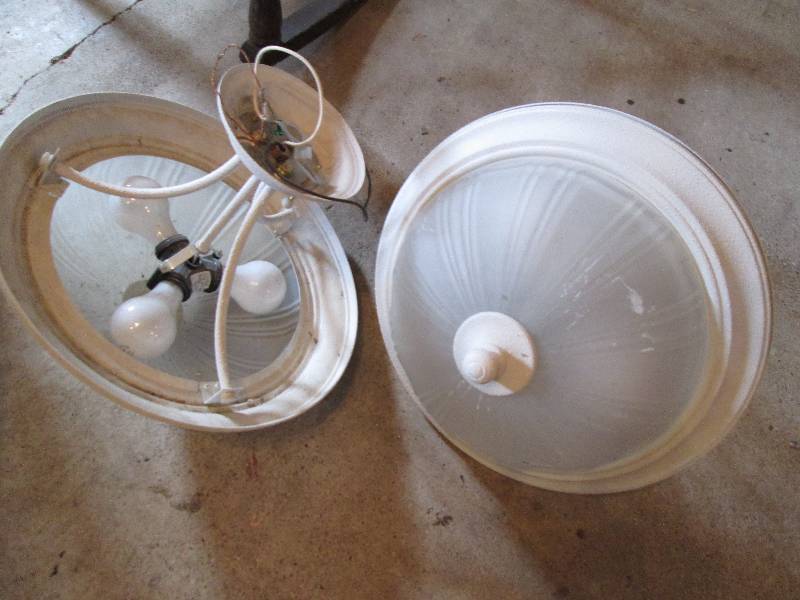 Pair of matching ceiling lights, re...
