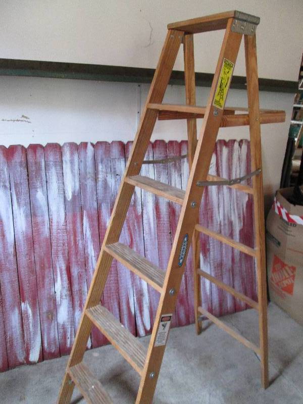 Werner folding 6 step ladder...
