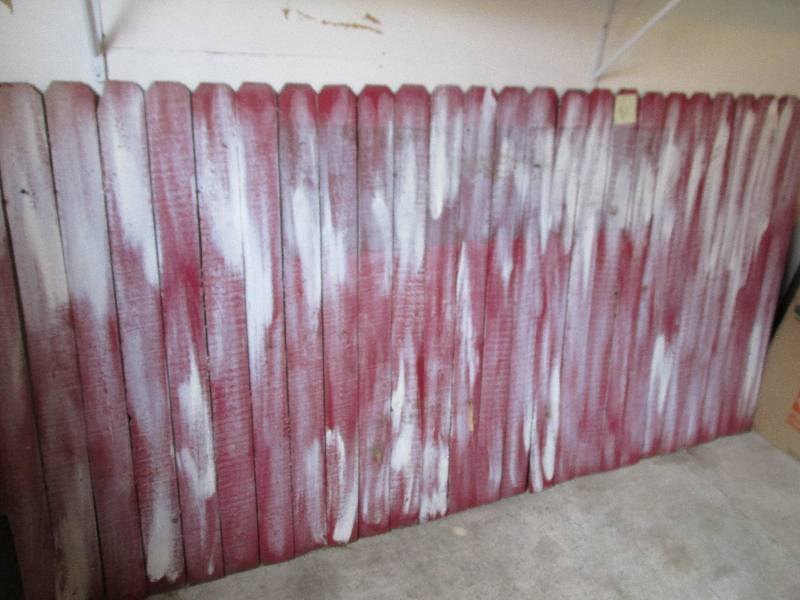 8 x 4 foot fence, one side is paint...