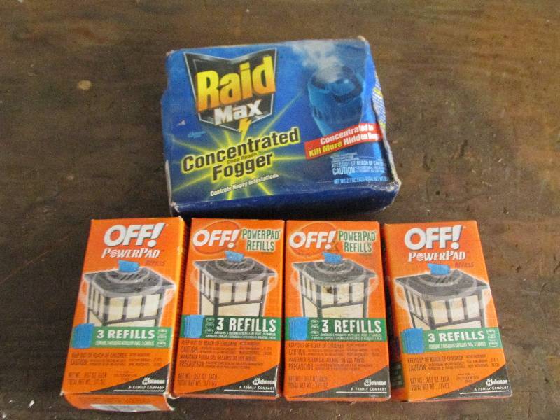 Lot of insect control items...