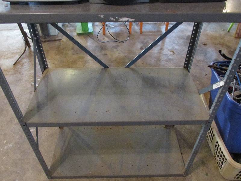Metal shelf, 3 feet x 18 deep...