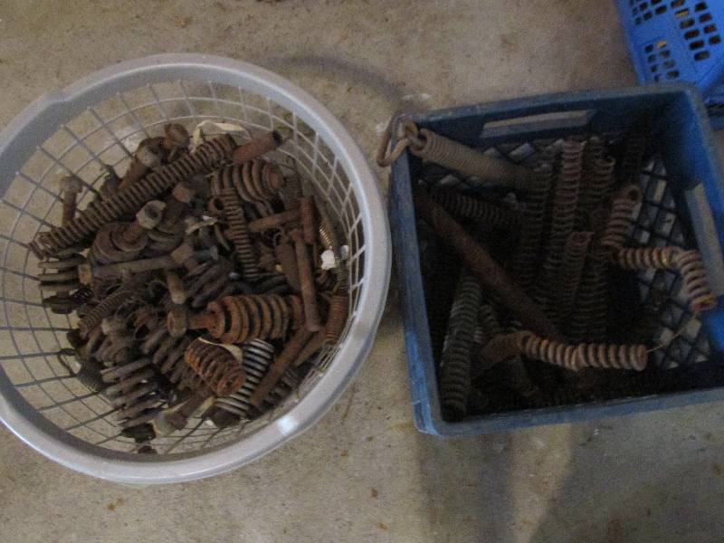 2 tubs of assorted small springs, g...