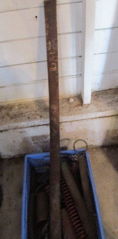Tub of large springs, great for wel...