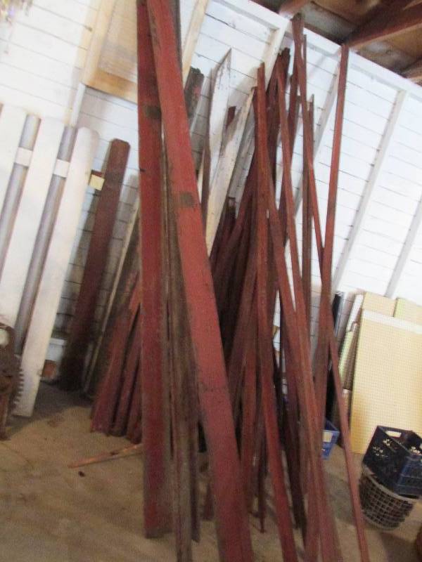 Huge lot of reclaimed wood trim and...