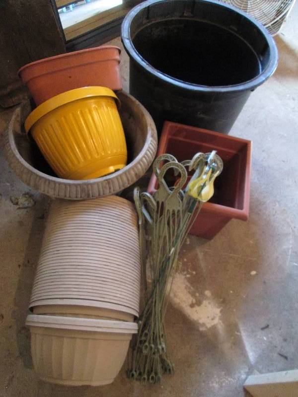 Planters and brand new hanging bask...