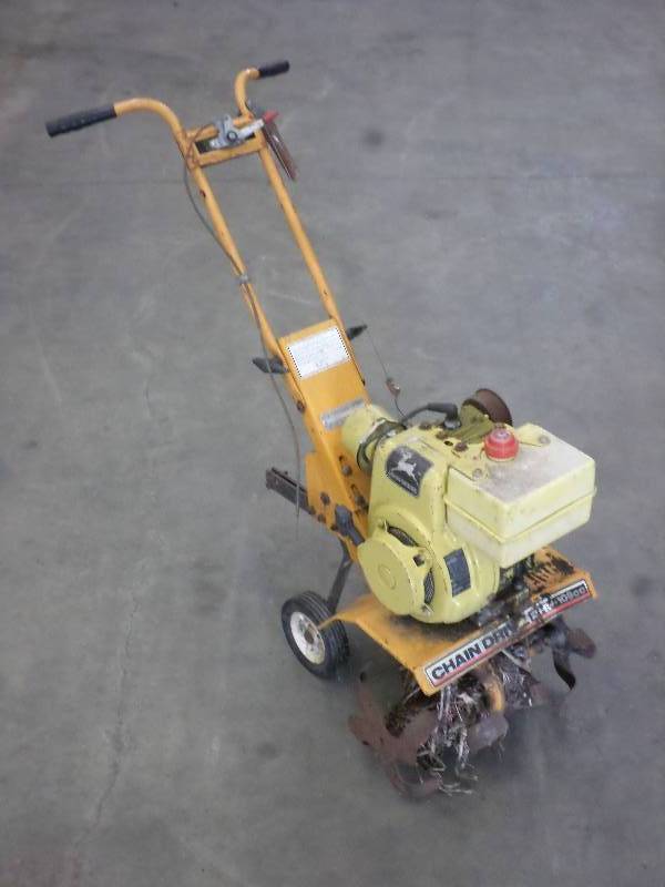 lot 25 image: Sears Chain Drive Tiller With John ...