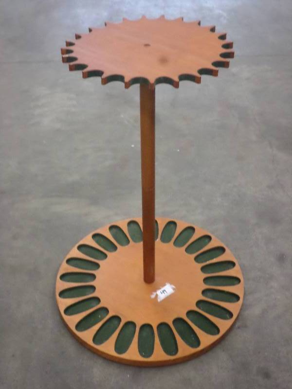 lot 49 image: 24-Place Upright Gun Rack ...