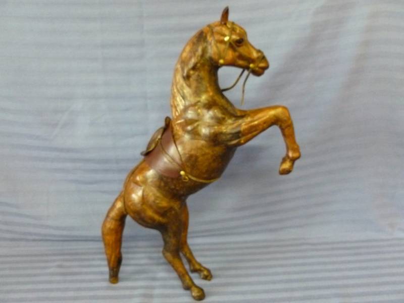 lot 12 image: Leather Horse