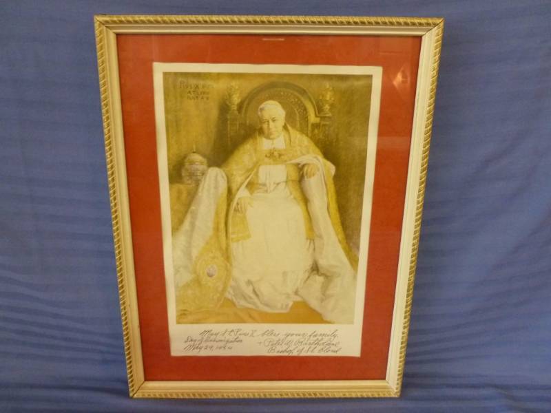 lot 46 image: Vintage Religious Picture