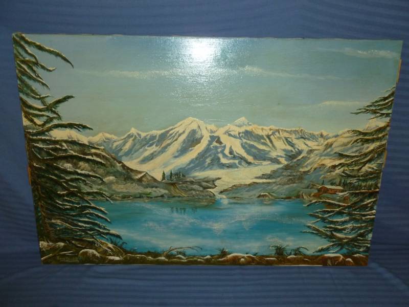 lot 49 image: Oil Painting