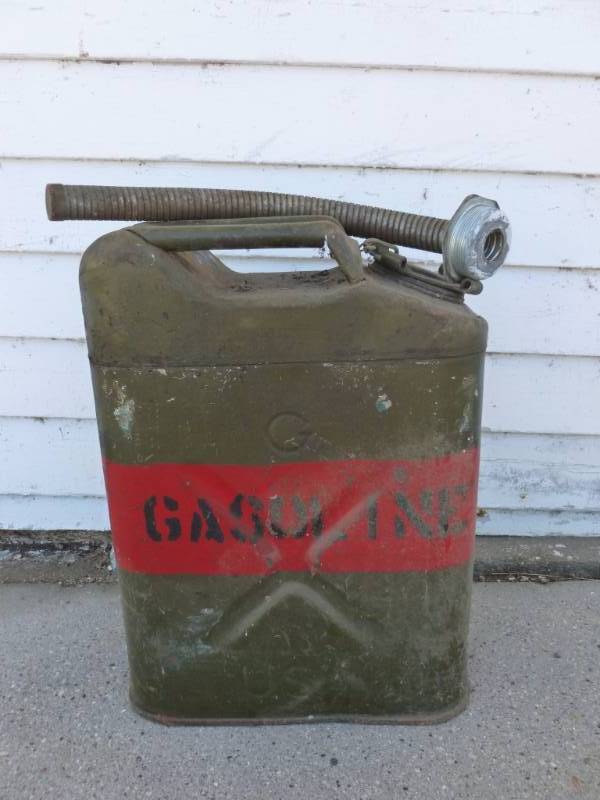 lot 56 image: Vintage Military Gerry Can