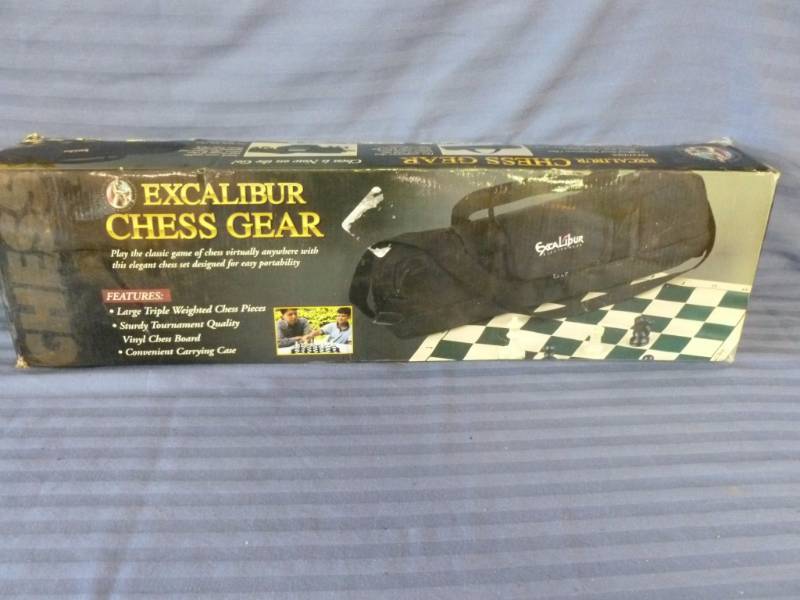 lot 82 image: Excalibur Chess Set