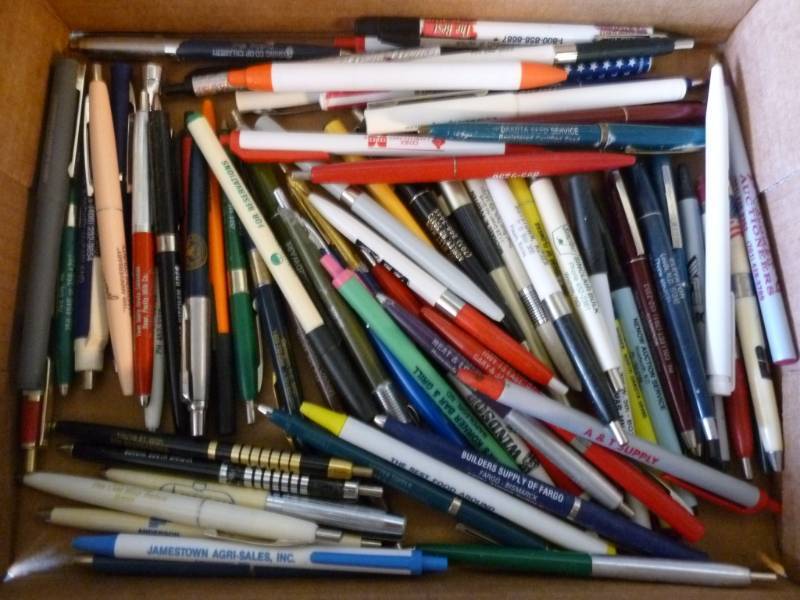 lot 132 image: Advertisement Pens