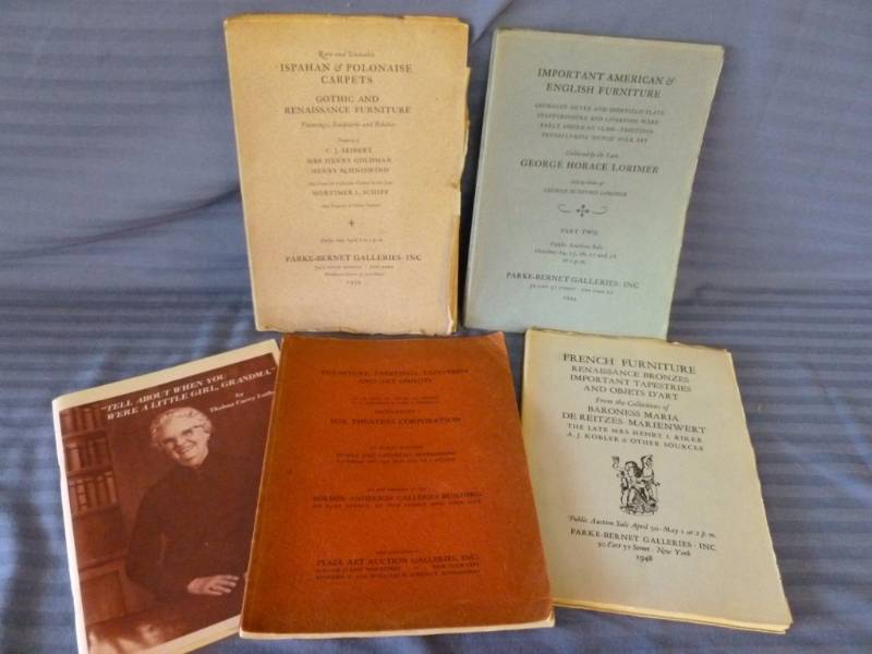 lot 133 image: Vintage Auction Bill Catalog Books