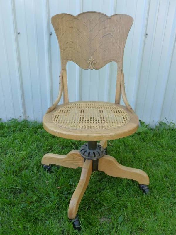 Vintage Wooden Office Chair