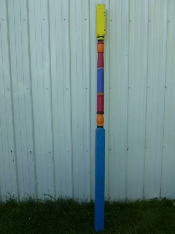 Painted Porch Post