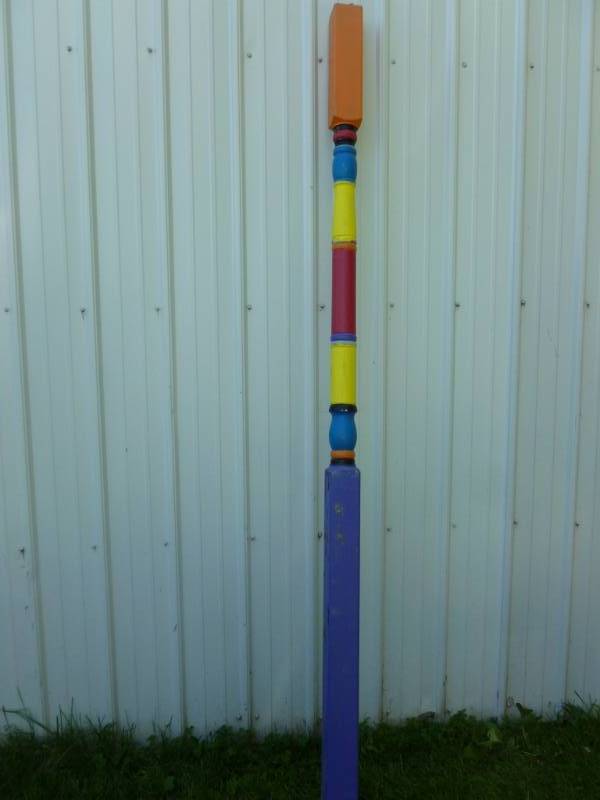 Painted Porch Post